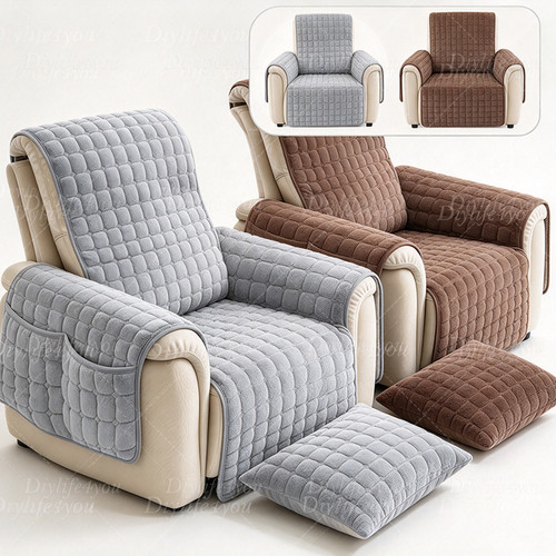 Plush non slip - non, recliner