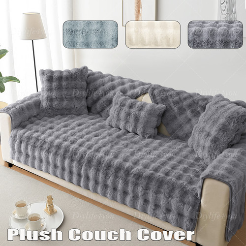 Soft fluffy fur sofa covers - soft,