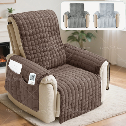 Non slip soft plush recliner - soft,