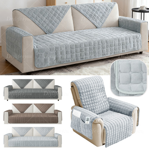 Soft plush sofa seat - sofa,