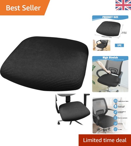 Stylish black spandex chair - black,