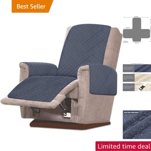 Grey waterproof armchair cover - waterproof,