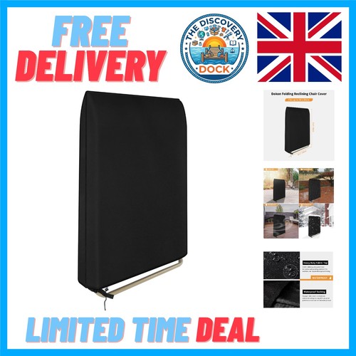 Sleek black chair cover - sleek,