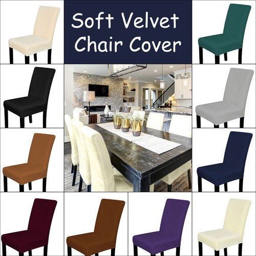 8pcs velvet stretch - velvet, dining