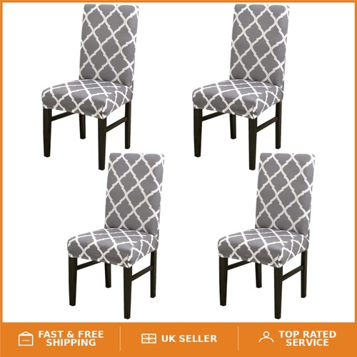 Elastic gray white chair - gray,