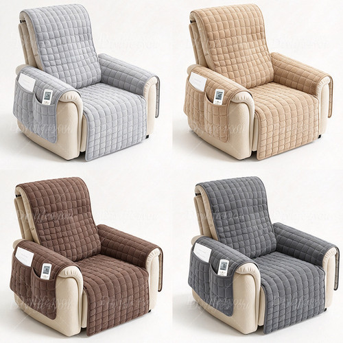 Non slip plush recliner - non, sofa
