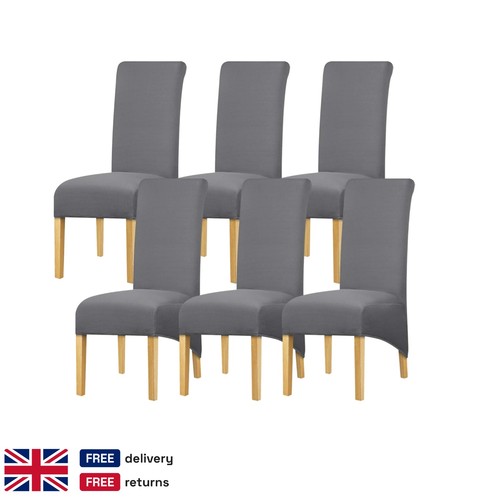 Dark grey spandex chair - dark, covers